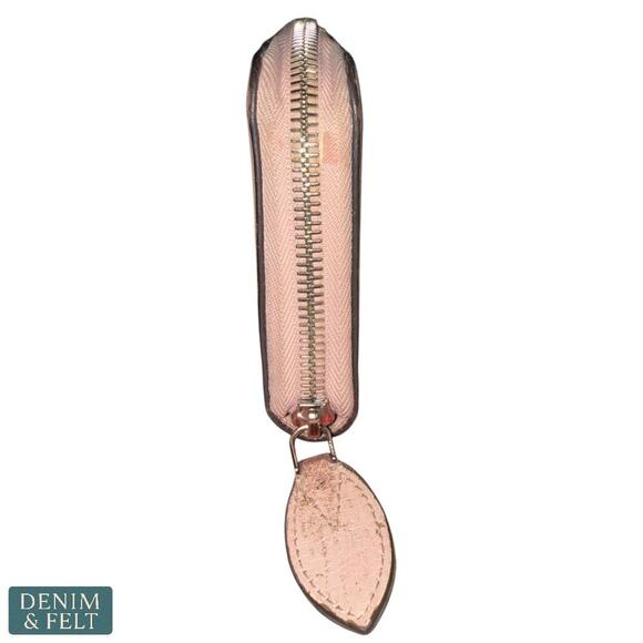 Louis Vuitton Pink Mahina Leather Zippy Wallet – Monogram Perforated, Authentic - Picture 10 of 16